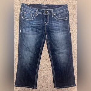 Vigoss Womens The Dublin‎ Capris Sz 11 L21” Run Bigger